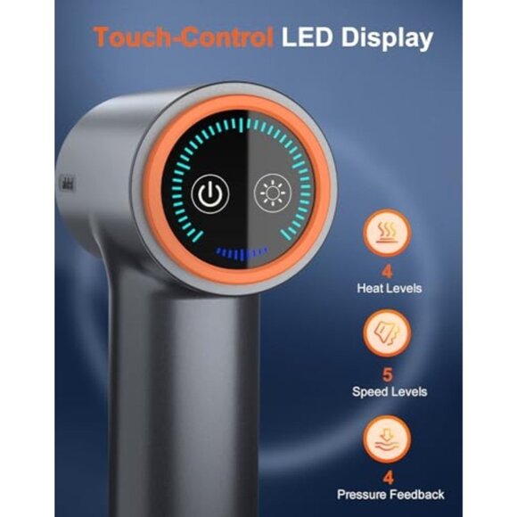 arboleaf Thermal Massage Gun Deep Tissue with Heat, Handheld Muscle Percussion M - Picture 4 of 8